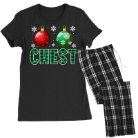 Chest Nuts Christmas Light Matching Couple Chestnuts Women's Pajamas Set | Artistshot