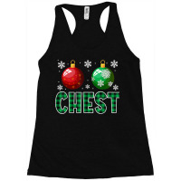 Chest Nuts Christmas Light Matching Couple Chestnuts Racerback Tank | Artistshot