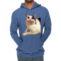 Beluga Discord Funny Cat Angry Version Lightweight Hoodie | Artistshot