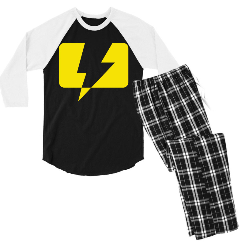 Lightning Men's 3/4 Sleeve Pajama Set by MegaAgustina | Artistshot