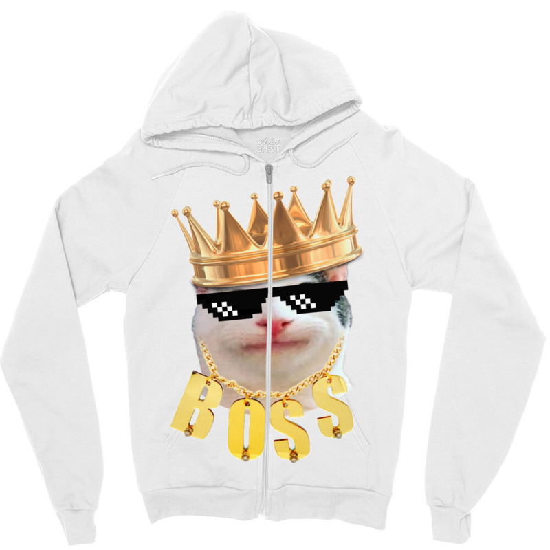 Cat Beluga Zipper Hoodie | Artistshot