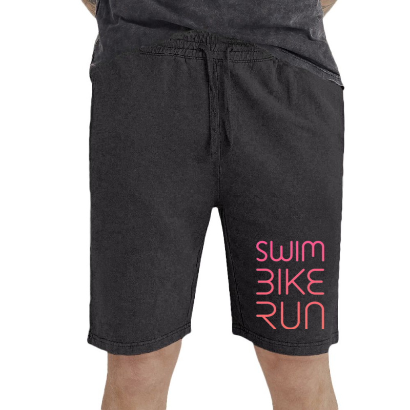 Swim Bike Run, Triathlon Cool Design Vintage Short by KENNETHPCLING | Artistshot