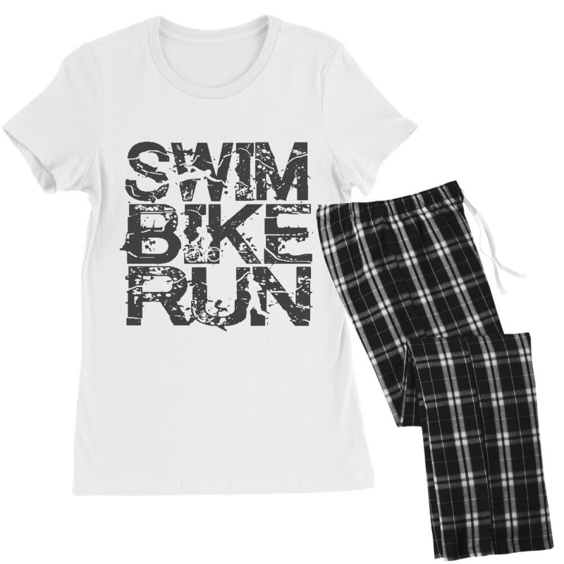 Triathlon   Swim Bike Run Triathlete Women's Pajamas Set by YAMARIMULERO | Artistshot