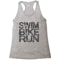 Triathlon   Swim Bike Run Triathlete Racerback Tank | Artistshot