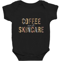 Coffee And Skincare Leopard Esthetician Skincare Baby Bodysuit | Artistshot