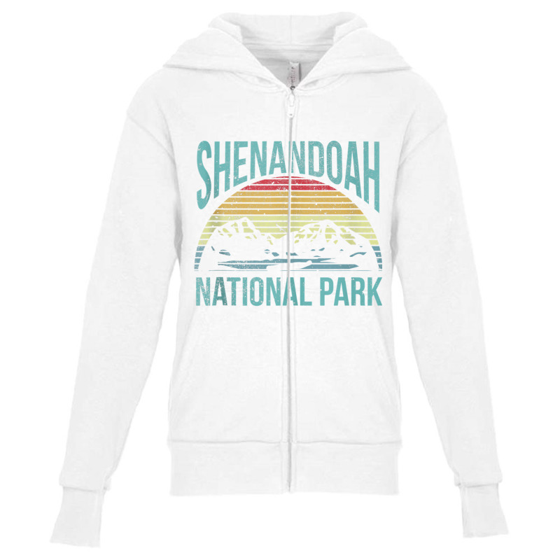 Retro Vintage National Park   Shenandoah National Park Tank Top Youth Zipper Hoodie by cm-arts | Artistshot