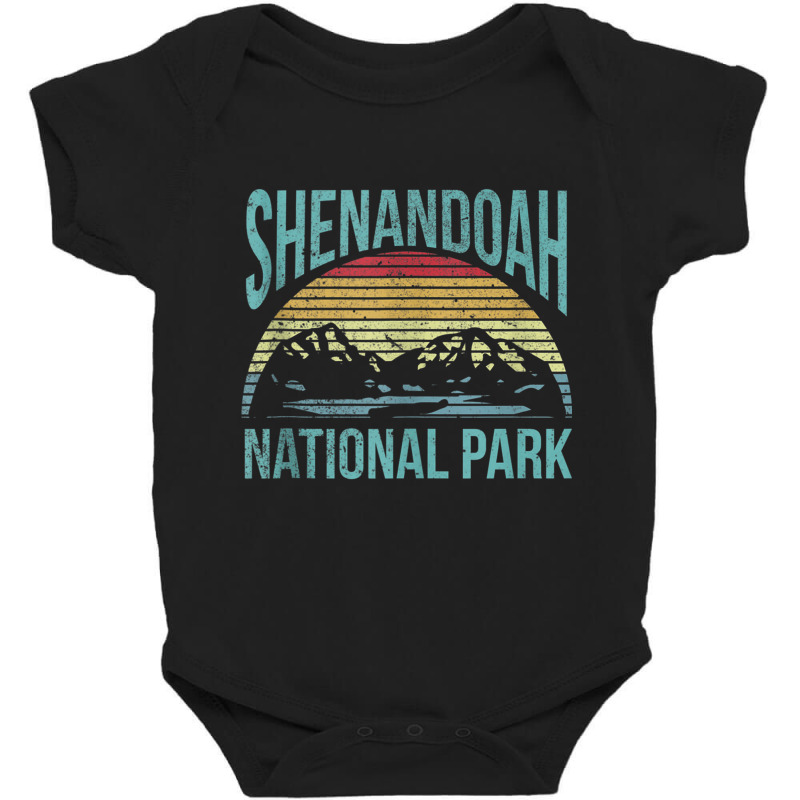 Retro Vintage National Park   Shenandoah National Park Tank Top Baby Bodysuit by cm-arts | Artistshot