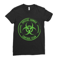 Biological Hazard For Special Zombie Survival Response Team Long Sleev Ladies Fitted T-shirt | Artistshot