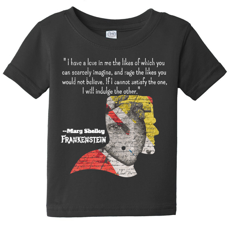 Mary Shelley Frankenstein Quote Baby Tee by cm-arts | Artistshot