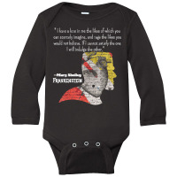 Mary Shelley Frankenstein Quote Long Sleeve Baby Bodysuit | Artistshot