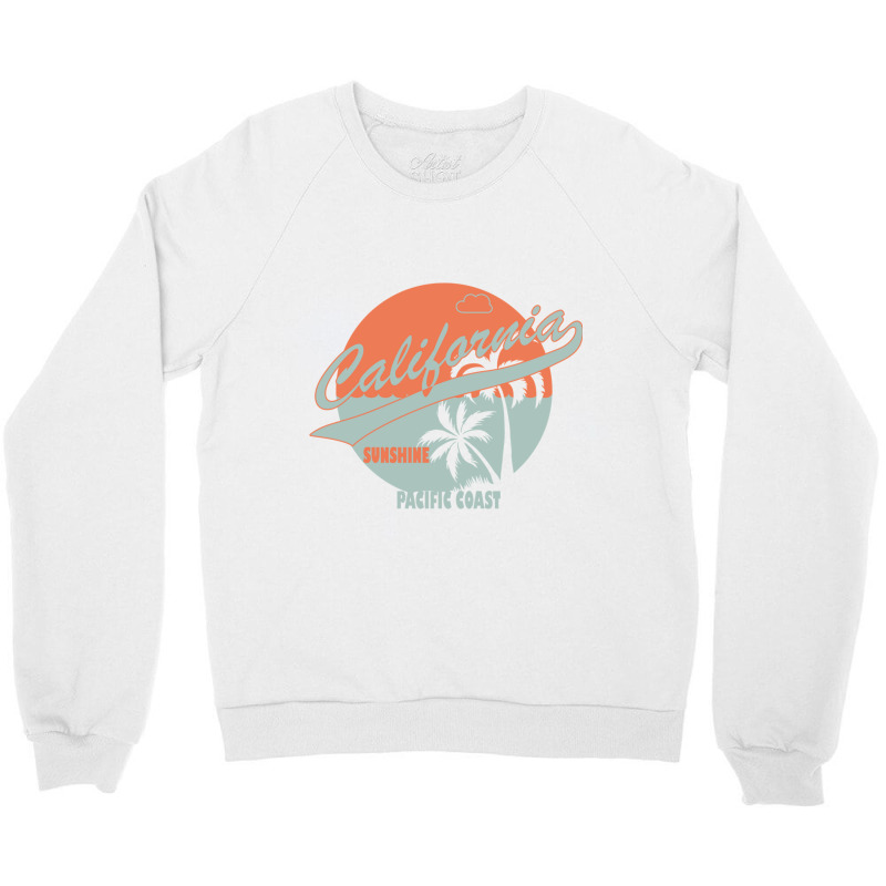 Pacific Coast California Crewneck Sweatshirt | Artistshot