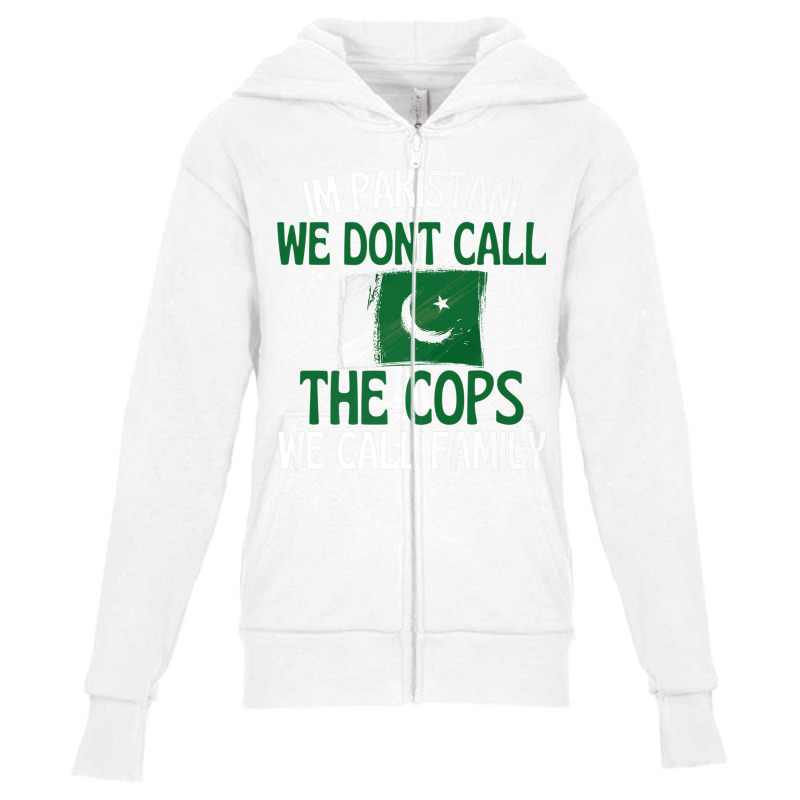 Im Pakistani Funny Slogan For All Of Pakistan Premium T Shirt Youth Zipper Hoodie by cm-arts | Artistshot