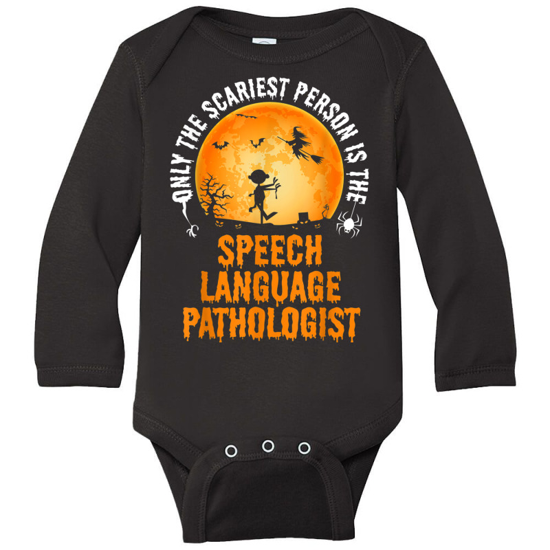 Halloween Speech Language Pathologist For Men & Women Long Sleeve Baby Bodysuit by Queens | Artistshot