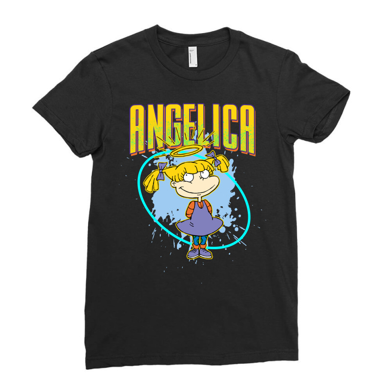 Mademark X Rugrats   Angelica Pickles Sweatshirt Ladies Fitted T-Shirt by cm-arts | Artistshot