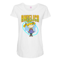 Mademark X Rugrats   Angelica Pickles Sweatshirt Maternity Scoop Neck T-shirt | Artistshot