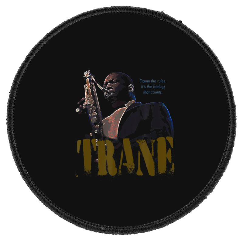 Coltrane Wisdom Jazz Saxophone Musician Round Patch | Artistshot