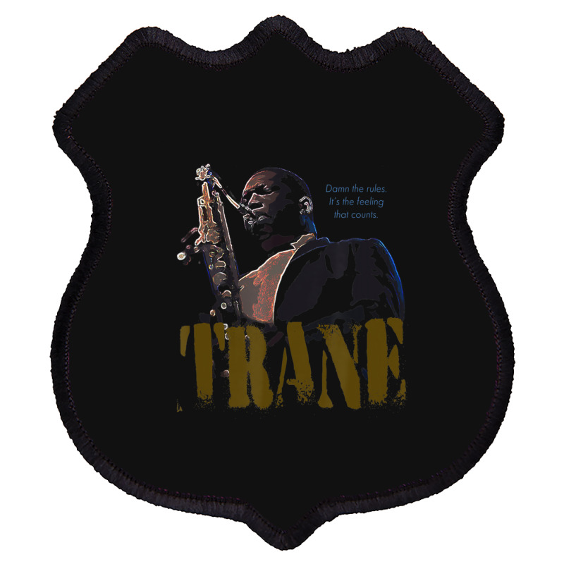 Coltrane Wisdom Jazz Saxophone Musician Shield Patch | Artistshot