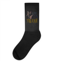 Coltrane Wisdom Jazz Saxophone Musician Socks | Artistshot