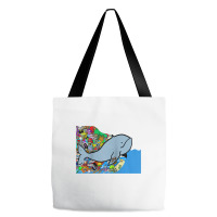 Blue Whale, Marine Sea Animal, Ocean Life, Surf, Art Work Raglan Baseb Tote Bags | Artistshot