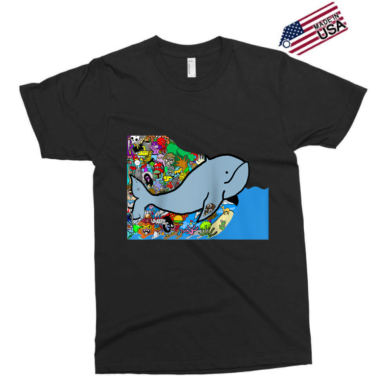 Blue Whale, Marine Sea Animal, Ocean Life, Surf, Art Work Raglan Baseb Exclusive T-shirt | Artistshot