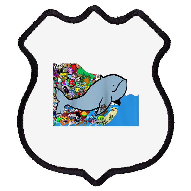 Blue Whale, Marine Sea Animal, Ocean Life, Surf, Art Work Raglan Baseb Shield Patch | Artistshot