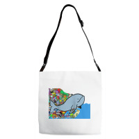 Blue Whale, Marine Sea Animal, Ocean Life, Surf, Art Work Raglan Baseb Adjustable Strap Totes | Artistshot