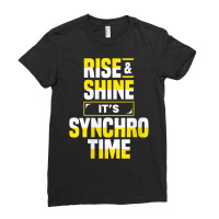 Womens Synchro Time Synchronized Swimming Artistic Swimmer Apparel V N Ladies Fitted T-shirt | Artistshot