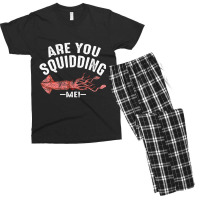 Cool Are You Squidding Me! Squid Fish Lover Men's T-shirt Pajama Set | Artistshot