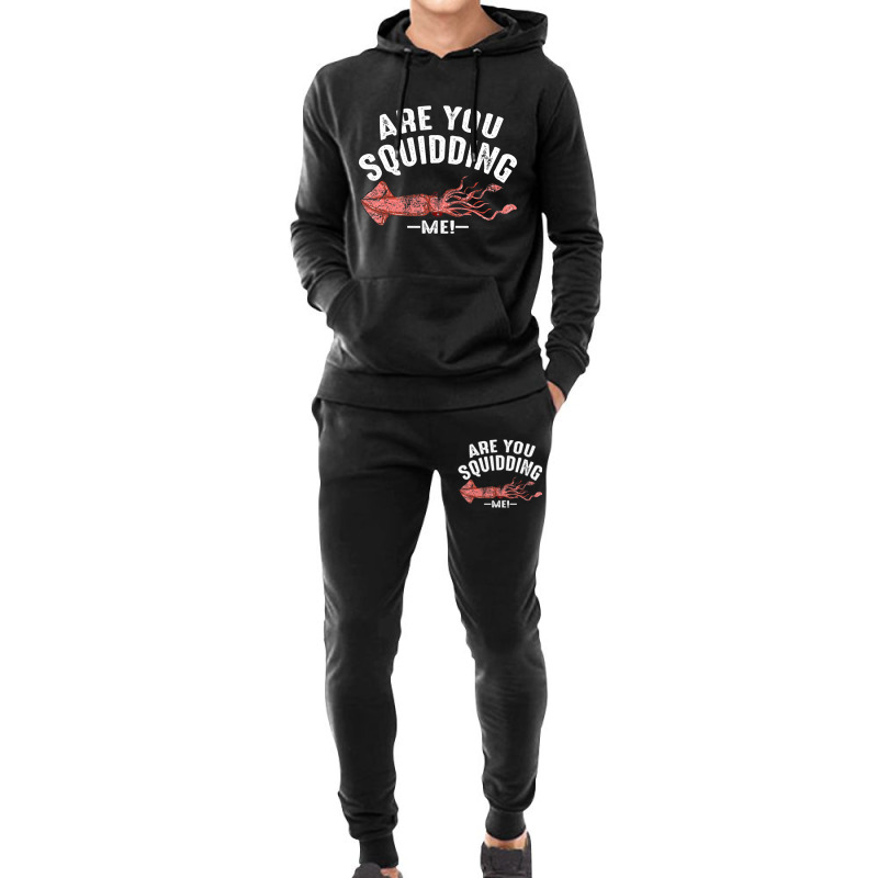 Cool Are You Squidding Me! Squid Fish Lover Hoodie & Jogger Set | Artistshot