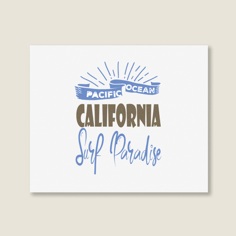 Pacific Ocean California Surf Paradise Landscape Canvas Print | Artistshot