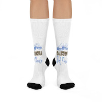 Pacific Ocean California Surf Paradise Crew Socks | Artistshot