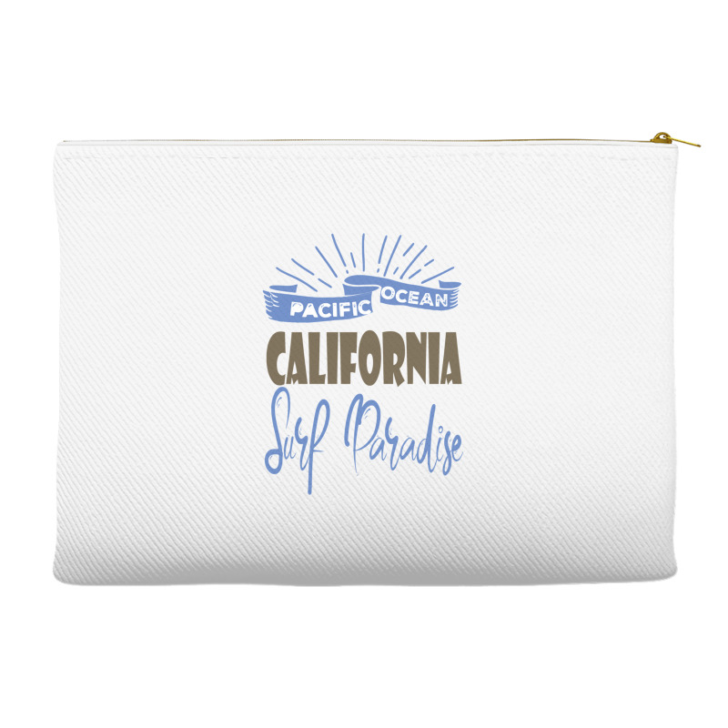 Pacific Ocean California Surf Paradise Accessory Pouches | Artistshot