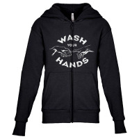 Wash Your Hands Pandemic, Wash Your Hands Pandemic Painting, Wash Your Youth Zipper Hoodie | Artistshot