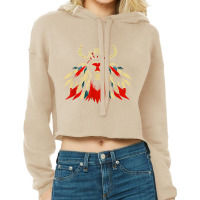 Bison American Indian Native American Nature &outdoor Spirit T Shirt Cropped Hoodie | Artistshot