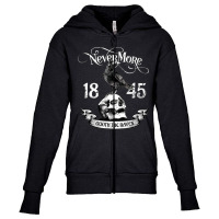 Nevermore Quote The Raven Edgar Allan Poe Youth Zipper Hoodie | Artistshot