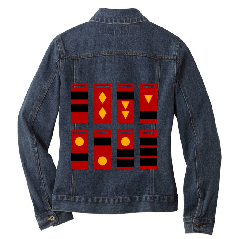 Bath Tokens Ladies Denim Jacket by cm-arts | Artistshot