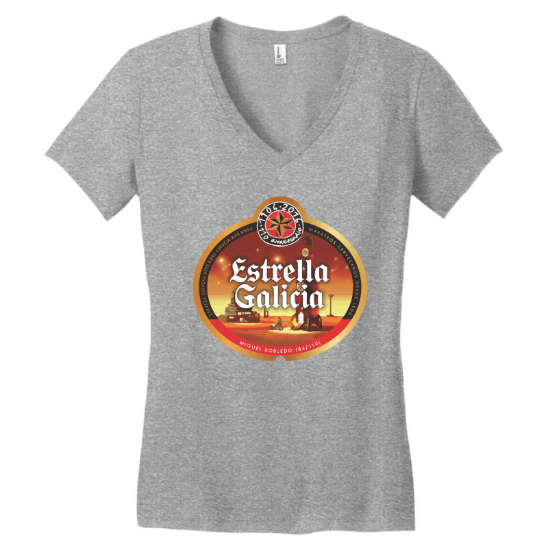 Custom Beer Estrella Galicia Estrella Damm Pale Lager Beer Food Label T- shirt By Custom-designs - Artistshot