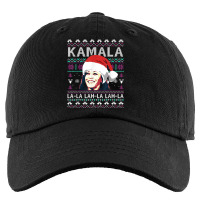 Santa Kamala Ugly Christmas Sweater Kamalalalala Kids Cap | Artistshot