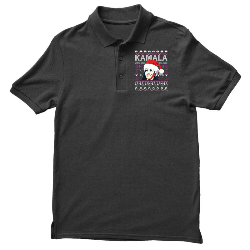 Santa Kamala Ugly Christmas Sweater Kamalalalala Men's Polo Shirt | Artistshot