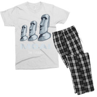 Rapa Nui Moai Easter Islands Statue Heads Mystery T Shirt Men's T-shirt Pajama Set | Artistshot