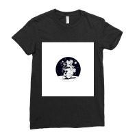 Castle In A Starry Night Chiffon Top Ladies Fitted T-shirt | Artistshot