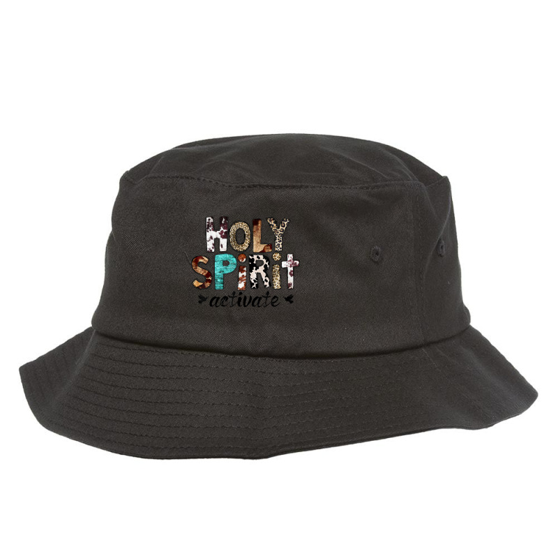 Retro Leopard Holy Spirit Activate Cowboy Rodeo Western Girl Bucket Hat | Artistshot