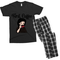 First, Coffee Men's T-shirt Pajama Set | Artistshot