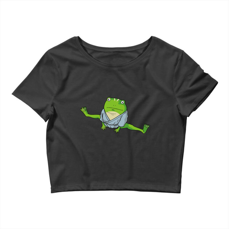 Froggy Crop Top by cm-arts | Artistshot