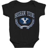 Byu Cougars Victory Vintage Raglan Baseball Tee Baby Bodysuit | Artistshot