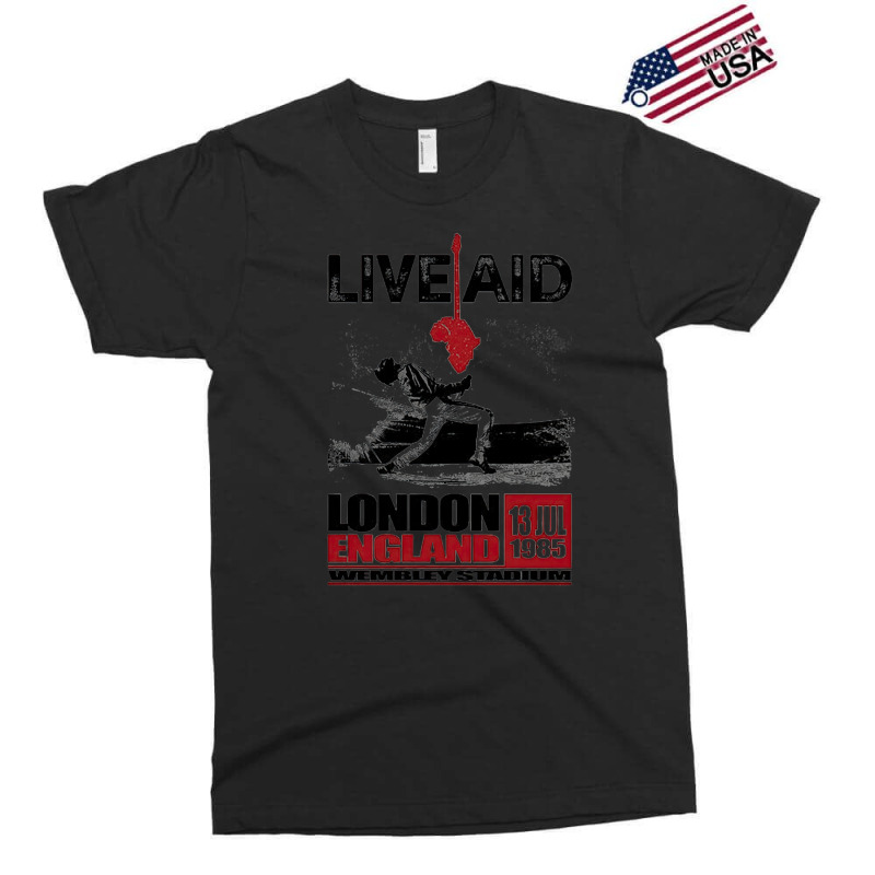 Wembley Live Aid Concert Remastered, London England Wemblay Stadium, M Exclusive T-shirt | Artistshot