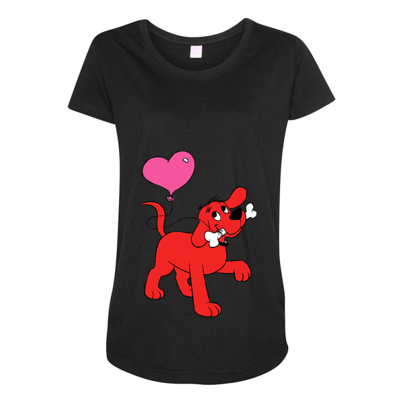 Clifford The Big Red Dog    (4) Maternity Scoop Neck T-shirt by TIMOTHYSHRINER | Artistshot