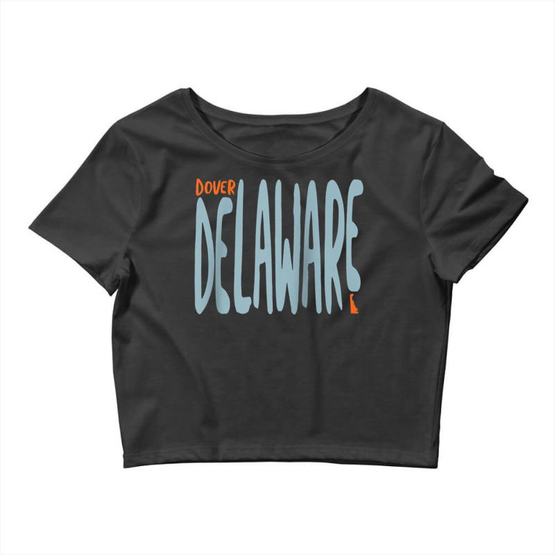 Dover Delaware, De Souvenir Raglan Baseball Tee Crop Top | Artistshot