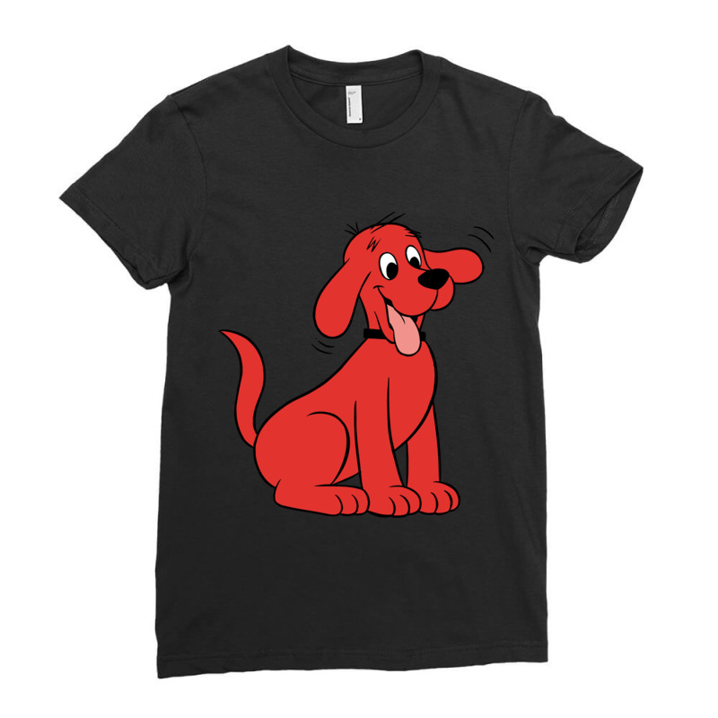 Clifford The Big Red Dog Ladies Fitted T-Shirt by TIMOTHYSHRINER | Artistshot