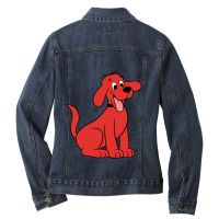 Clifford The Big Red Dog Ladies Denim Jacket | Artistshot